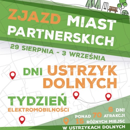  Zjazd Miast Partnerskich. Dni Ustrzyk Dolnych. Tydzień Elektromobilności