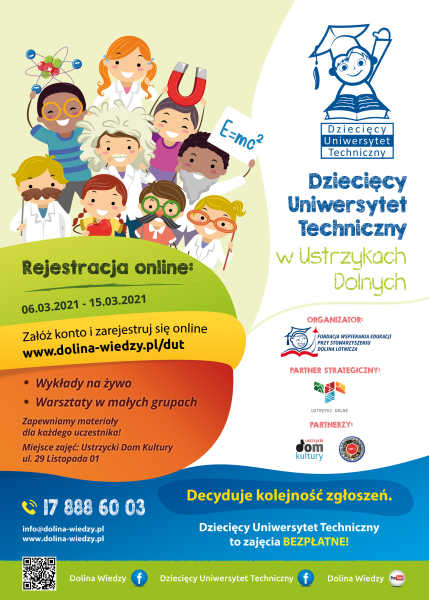 Dziecięcy Uniwersytet Techniczny znowu w Ustrzykach Dolnych!