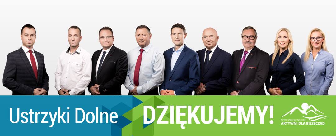 Ośmiu radnych Aktywnych dla Bieszczad
