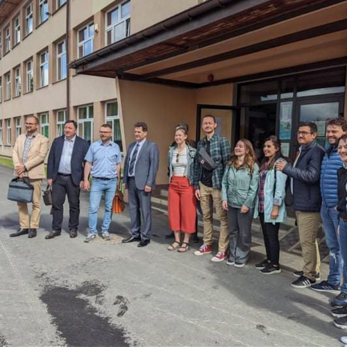 Spotkanie grupy Erasmus w Zespole Szkół Sportowych w Ustrzykach Dolnych