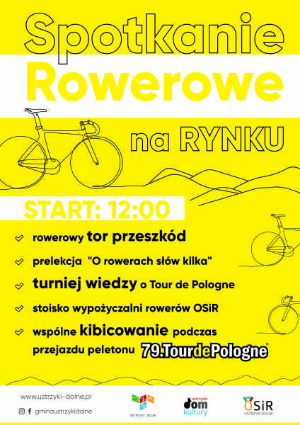 Spotkanie rowerowe podczas 79. Tour de Pologne