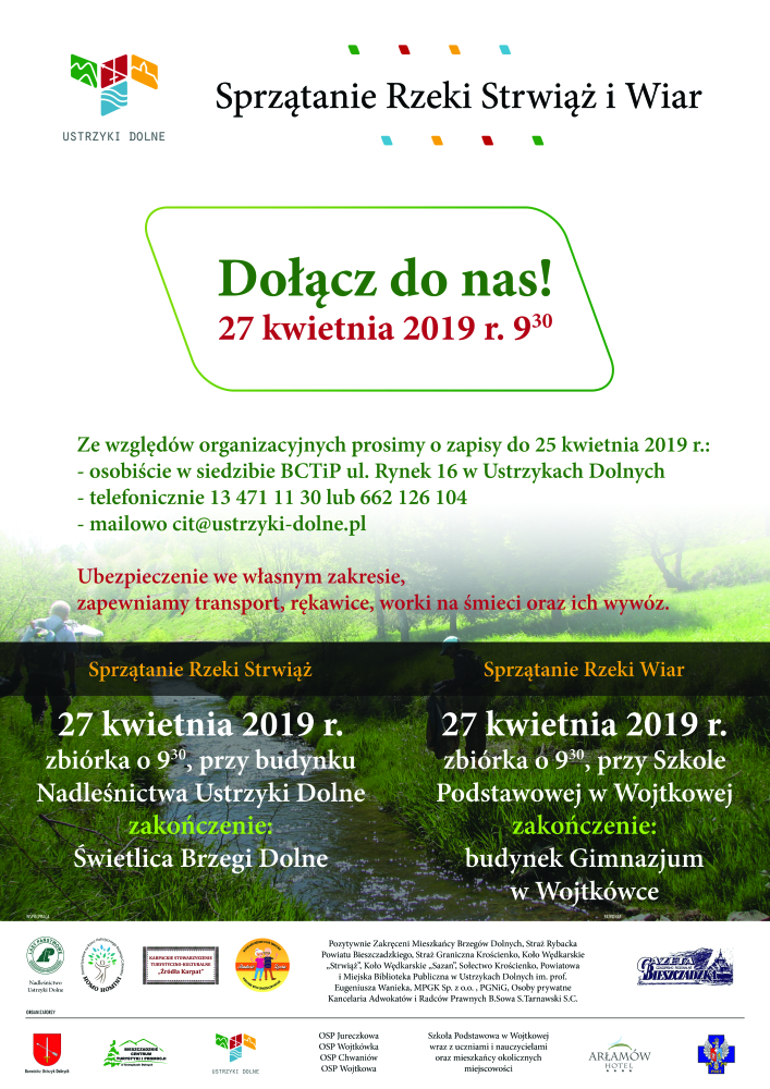 Sprzątanie rzeki Strwiąż i Wiar