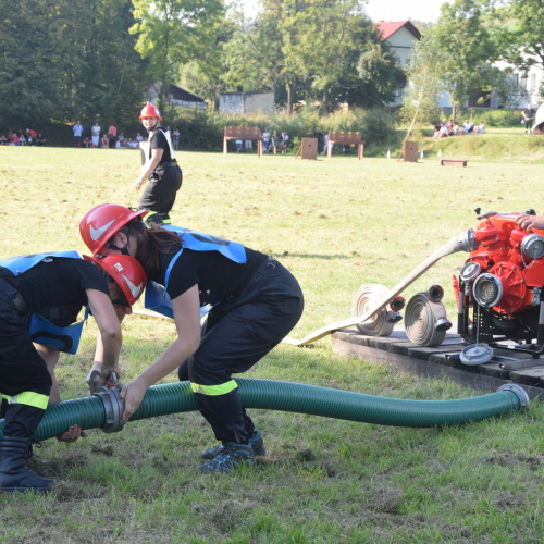 Gminne zawody sportowo-pożarnicze w Łodynie
