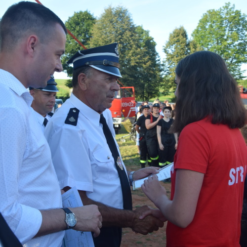 Gminne zawody sportowo-pożarnicze w Łodynie