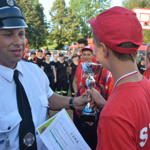Gminne zawody sportowo-pożarnicze w Łodynie