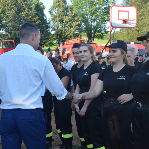 Gminne zawody sportowo-pożarnicze w Łodynie
