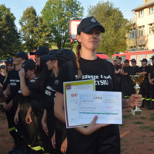 Gminne zawody sportowo-pożarnicze w Łodynie