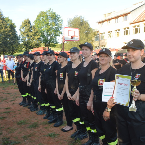 Gminne zawody sportowo-pożarnicze w Łodynie