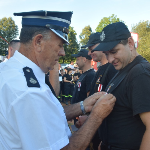 Gminne zawody sportowo-pożarnicze w Łodynie
