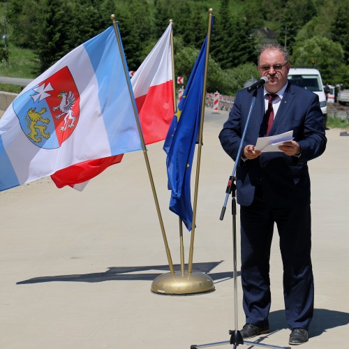 Inauguracja przebudowy mostów w Liskowatym