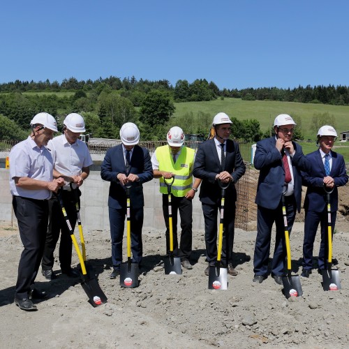 Inauguracja przebudowy mostów w Liskowatym