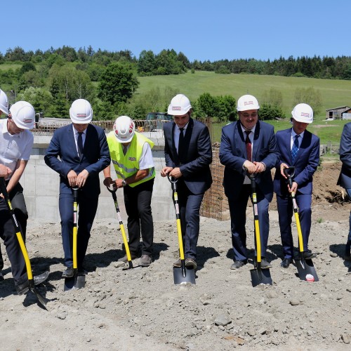 Inauguracja przebudowy mostów w Liskowatym