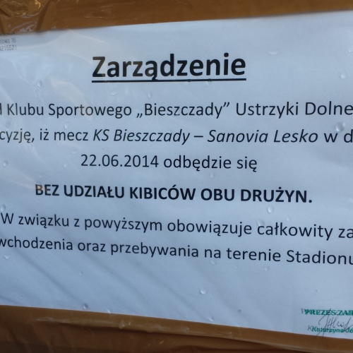 Mecz bez udziału kibiców obu drużyn