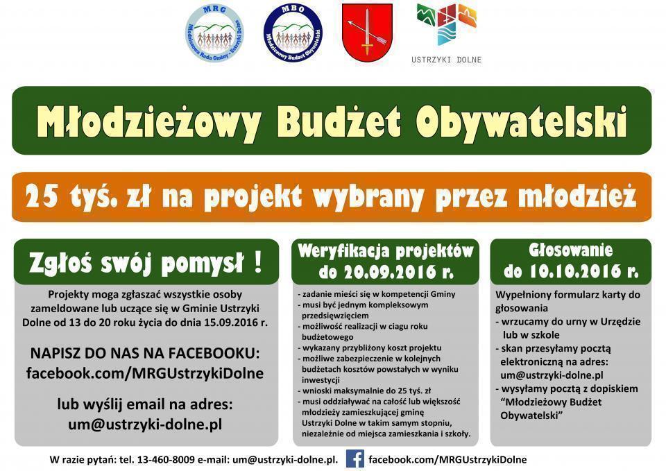 I edycja Młodzieżowego Budżetu Obywatelskiego rozstrzygnięta!