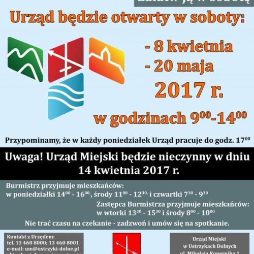 Otwarte soboty w Urzędzie Miejskim