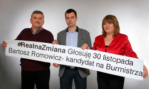 Dziękuję za udzielone poparcie