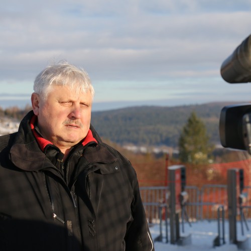 Otwarcie kolei linowej na górze Gromadzyń
