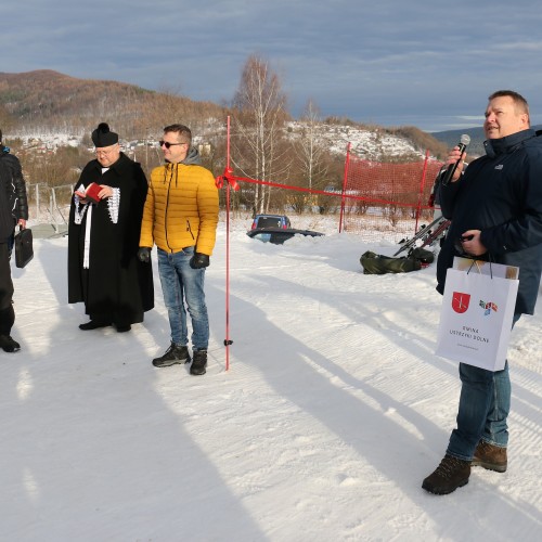 Otwarcie kolei linowej na górze Gromadzyń