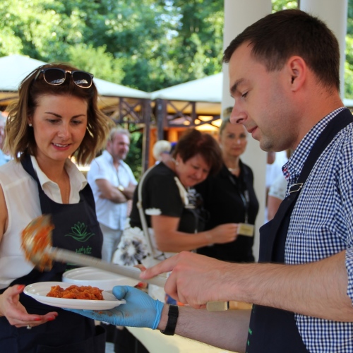 Promocja Ustrzyk Dolnych na festiwalu w Heviz (Węgry)