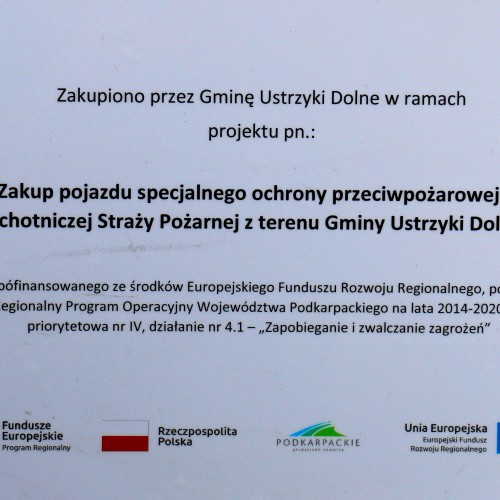 Przekazanie samochodu dla OSP Łodyna