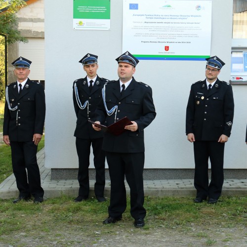 Przekazanie samochodu dla OSP Łodyna