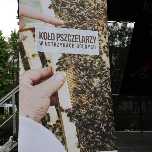 Uroczystość nadania sztandaru Koła Pszczelarzy