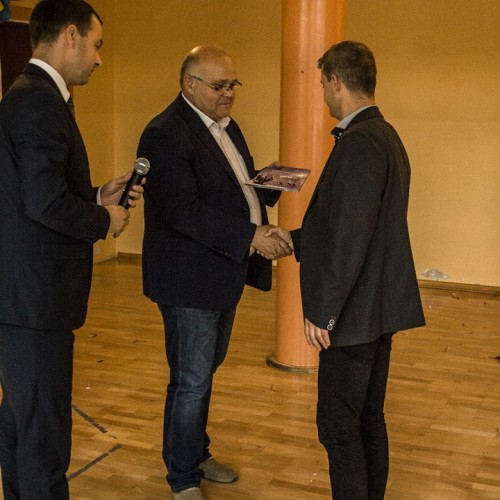 Wręczenie podziękowań dla partnerów BBL