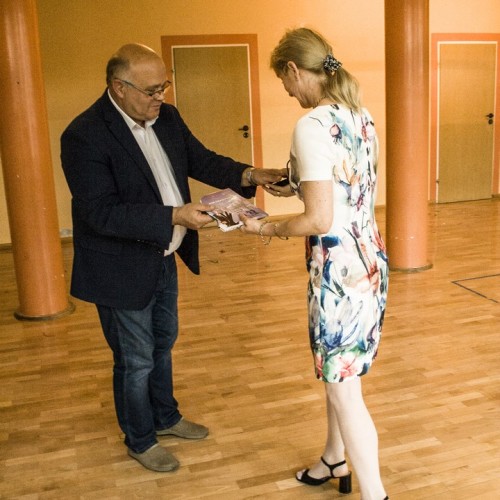 Wręczenie podziękowań dla partnerów BBL