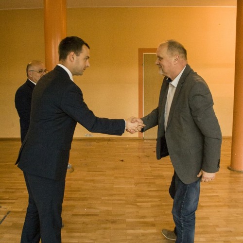 Wręczenie podziękowań dla partnerów BBL