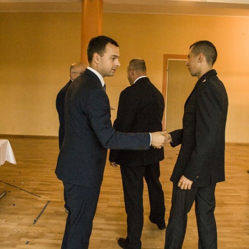 Wręczenie podziękowań dla partnerów BBL