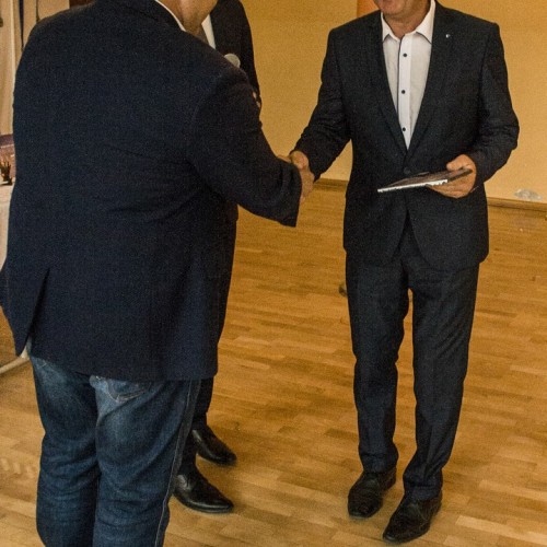 Wręczenie podziękowań dla partnerów BBL