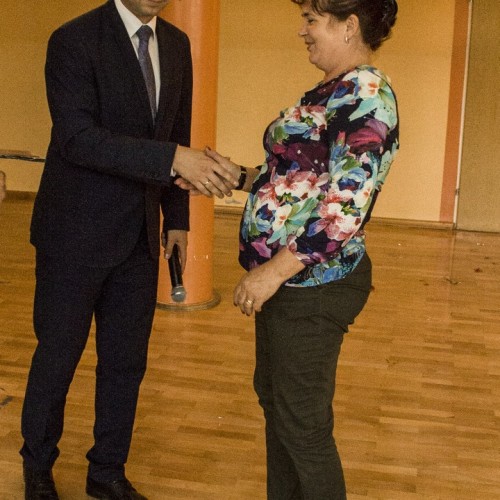 Wręczenie podziękowań dla partnerów BBL