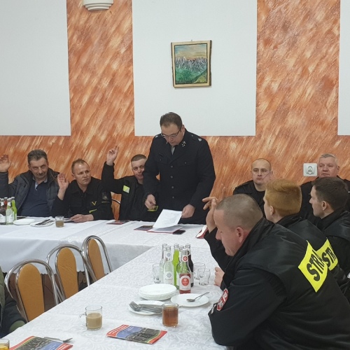 Zebranie sprawozdawcze OSP Ustjanowa