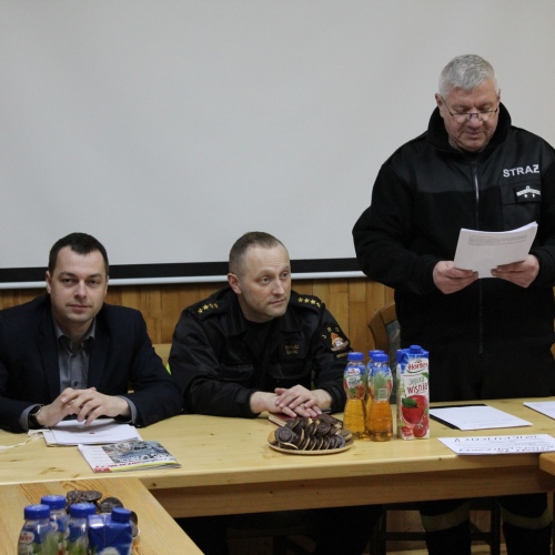 Zebranie sprawozdawcze OSP Wojtkowa