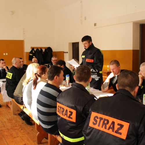 Zebranie sprawozdawcze OSP Zawadka
